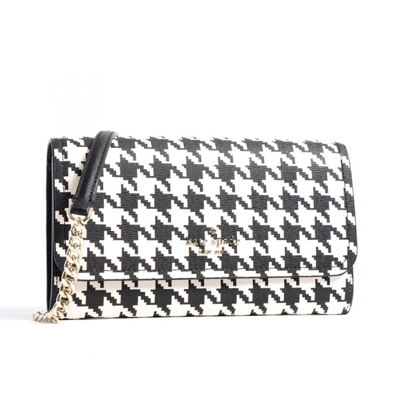 kate spade Handbags - NWT KATE SPADE HOUNDSTOOTH CROSSBODY